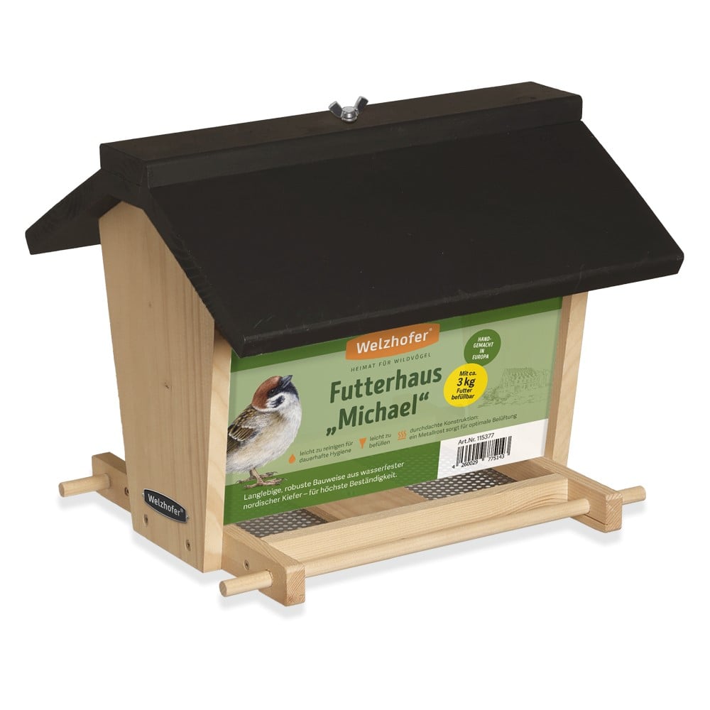Welzhofer Vogelfutterhaus "Michael", Füllmenge 3 kg